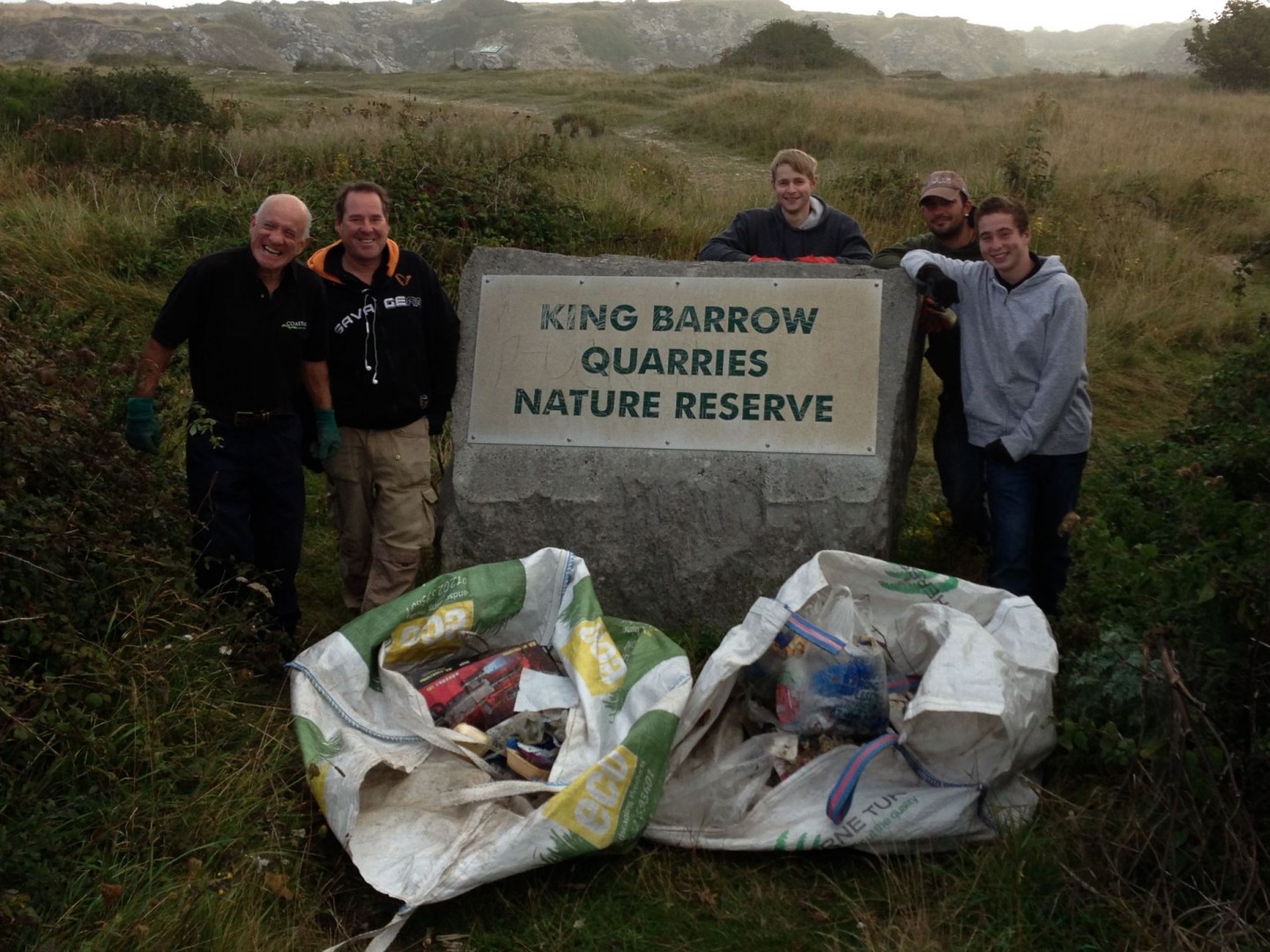 Litter collection at Kingbarrow